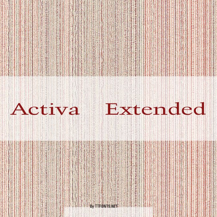Activa Extended example